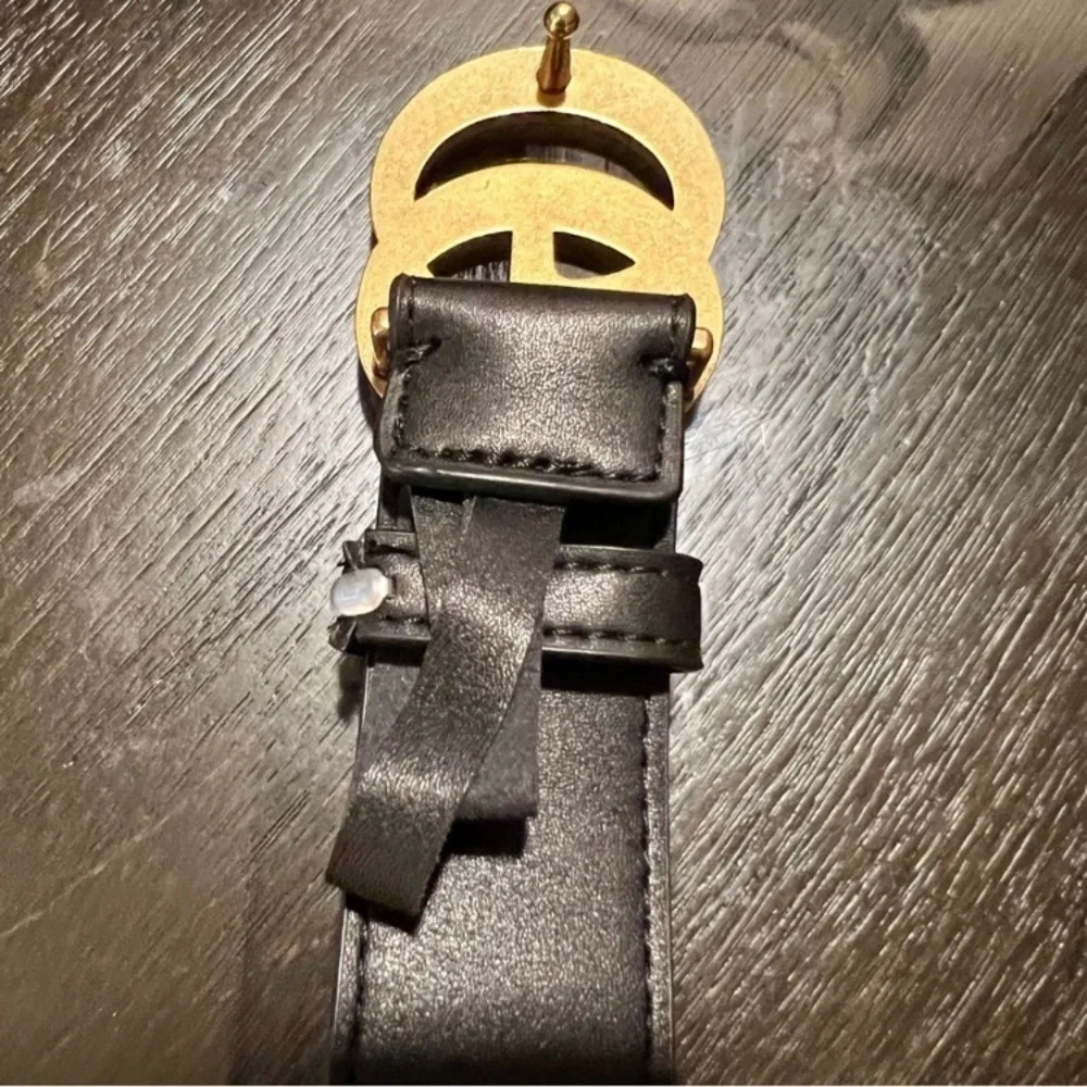❤️ New black Italian leather belt_8